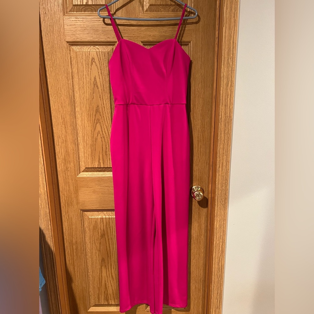 Elegant Pink Jumpsuit